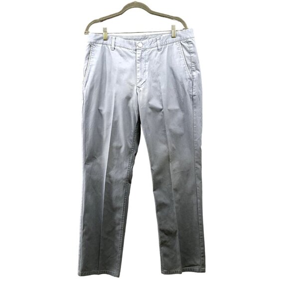 Bonobos Washed Chino Pants Mens 34x32 (34x29.5) Dusty Blue Slim Straight - Picture 1 of 10